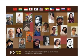 Exposition de peintres vietnamiens et asiatiques à Hanoï 