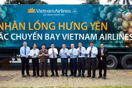 Les longanes de Hung Yen servis sur des vols de Vietnam Airlines