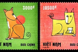 Nouveaux timbres pour l’Année du chien