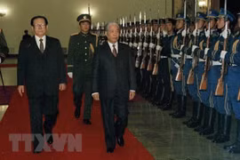 Le secrétaire général du Parti Do Muoi et ses traces dans les activités extérieures