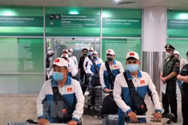 La délégation militaire du Vietnam participant aux “Army Games 2021” est arrivée en Russie