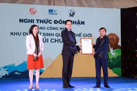 La réserve de biosphère de Nui Chua obtient le certificat de l'UNESCO