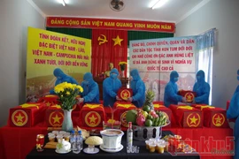 Kon Tum: 21 restes de soldats volontaires vietnamiens tombés au Laos et au Cambodge retrouvées