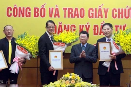 Bac Giang accorde des licences à quatre projets étrangers d'une valeur totale de 570 millions d'USD