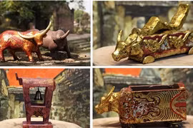 La collection unique de statues de buffles du peintre-artisan Nguyên Tân Phat