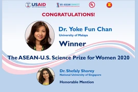 Annonce des lauréates du Prix scientifique ASEAN-États-Unis pour les femmes 2020