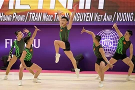Aérobic: le Vietnam remporte pour la première fois une médaille d'or au Championnat du monde