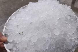 Da Lat (Lam Dong) touchée par une tempête de grêle