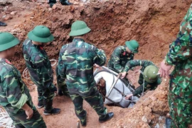 Vinh Phuc: Déplacement réussi d'une bombe de 340 kg hors de la zone résidentielle
