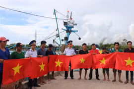 Phu Quoc: mise en œuvre efficace le programme « Les garde-côtes accompagnent les pêcheurs »