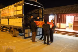 Rapatriement des restes de soldats volontaires et d'experts vietnamiens tombés au Laos