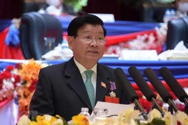 Le secrétaire général du PPRL et président du Laos Thongloun Sisoulith. Photo: VNA