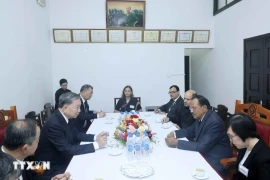 Le président To Lam reçoit le conseiller à la sécurité nationale de l'Inde, Ajit Doval. Photo: VNA