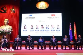 Délégués au 2e Forum Vietnam-Australie à Hanoï. Photo: VNA
