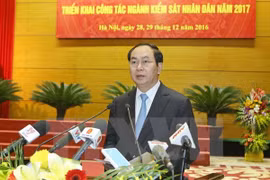 Le chef de l’Etat à la conférence du secteur des parquets populaires