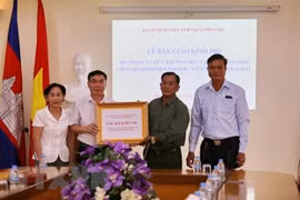 Agribank aide pour la contruction d’un siège local de l'Association Khmer-Vietnam