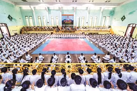 Le dojo Nghia Dung Karaté-Do à Huê, une véritable école de vie