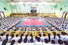 Le dojo Nghia Dung Karaté-Do à Huê, une véritable école de vie