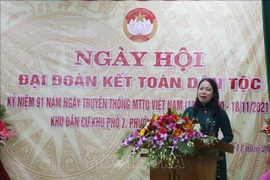 La vice-présidente assiste au Festival de la grande union nationale à Quang Tri