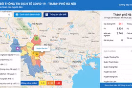 Hanoï lance une carte épidémiologique du COVID-19