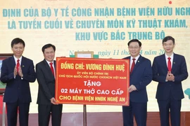 Le président de l’Assemblée nationale en visite de travail à Nghe An