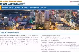 Inauguration du site Web sur le Code du travail de 2019 