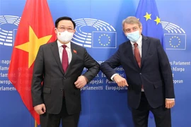 Le président de l’Assemblée nationale s’entretient avec le président du Parlement européen
