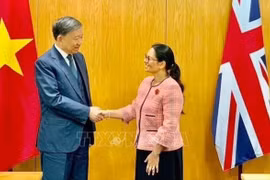 Le ministre vietnamien de la Sécurité publique rencontre la ministre britannique de l'Intérieur 
