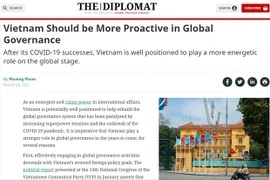The Diplomat : le Vietnam devrait être plus proactif en matière de gouvernance mondiale