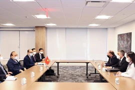 Le président vietnamien rencontre des dirigeants d'entreprises américaines