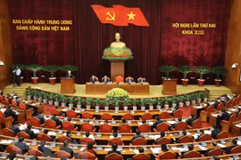 Première journée de travail du 2e Plénum du Comité central du Parti