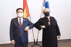 Les chefs des organes législatifs vietnamien et finlandais s'entretiennent