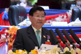 Félicitations au secrétaire général du Comité central du Parti populaire révolutionnaire lao