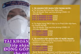 Le Fonds de vaccins contre le COVID-19 reçoit 8.090 milliards de dongs