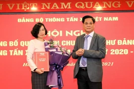 Mme Vu Viet Trang nommée secrétaire du Comité du Parti de la VNA