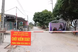 Distanciation sociale dans des localités de Hai Duong et Bac Ninh