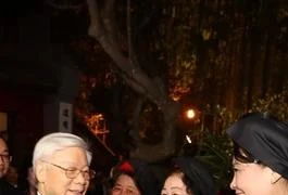 Le secrétaire général Nguyên Phu Trong, un homme de culture éminent et dévoué