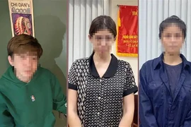 D’autres personnes arrêtées dans l'affaire du trafic et du transport de drogue de la France au Vietnam. Photo : VNA