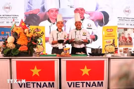Un stand du Vietnam à l'IHE 2024. Photo : VNA