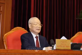 Le secrétaire général du Parti communiste du Vietnam Nguyen Phu Trong. Photo : VNA