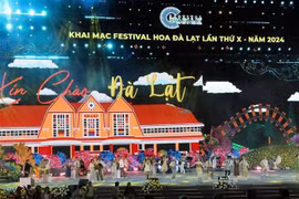 Ouverture du 10e Festival des fleurs de Da Lat 2024. Photo : VNA