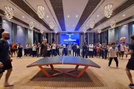 Teqball World Series 2024 à Quy Nhon attirera 115 athlètes de 52 pays. Photo : congly.vn