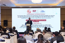 Panorama de la conférence, le 4 novembre. Photo : VNA