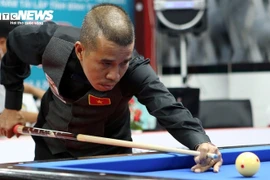 Le joueur de billard vietnamien, Trân Quyêt Chiên. Photo: VTCNews