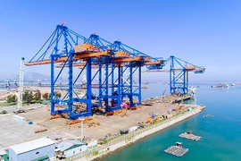 Doosan Vina livre deux grues STS au port international Gemalink à Ba Ria-Vung Tau