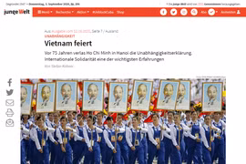 Fête nationale : des médias étrangers saluent les réalisations du Vietnam