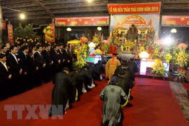 Ouverture de la fête du Temple des rois Tran à Thai Binh