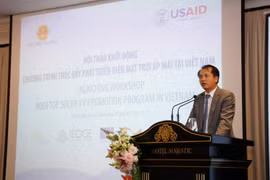 Lancement d’un programme de développement des toitures photovoltaïques