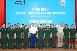Ouverture d’un cours de formation pour les officiers d'état-major des Nations Unies