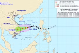 La tempête Goni s’affaiblira en dépression tropicale et frappera Quang Ngai et Khanh Hoa